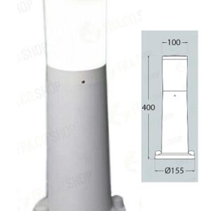Amelia 400 Lampioncino 40cm E27 6w natura Bianco